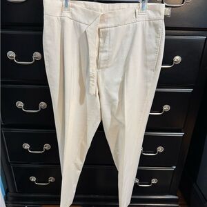 Suitsupply White Gurkha trousers